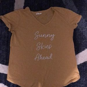 Positive affirmation Maurices t shirt. (L)